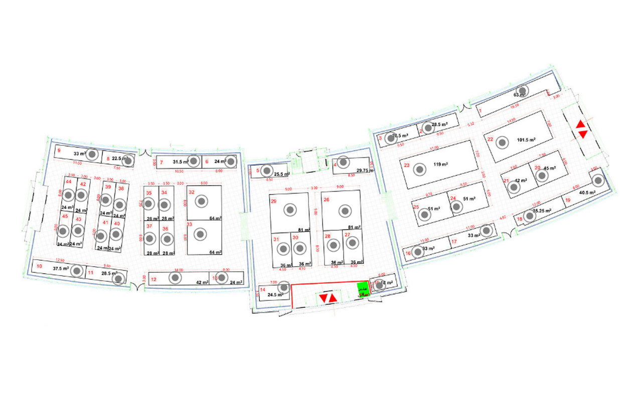 هیچ شرکتی به جز برگزار کننده امکان جانمایی شرکت ها را ندارد